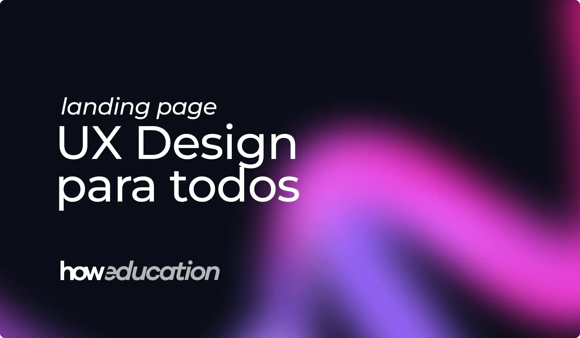 Thank You Page - UX Design | How Education